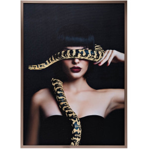 Картина на холсте  89VOR-GIRL/SNAKE-1