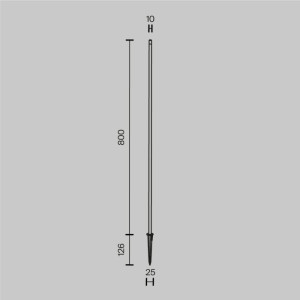 Грунтовый светильник Spear O441FL-L1GF3K1