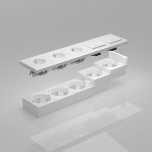 Коробка для накладного монтажа  W8000001