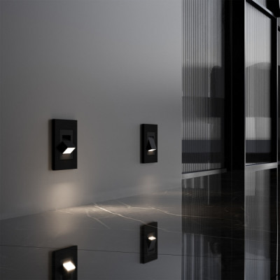 Встраиваемая LED подсветка Встраиваемые механизмы черные матовый W1154708