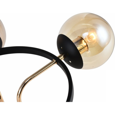 Потолочная люстра  01344-0.3-05 BK+FGD