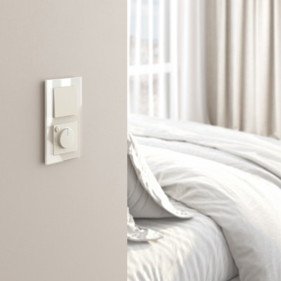 Терморегулятор Встраиваемые механизмы айвори матовые W1151162